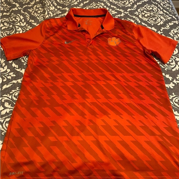 COPY - Nike Men's Orange Polo Shirt Clemson Tigers L - Picture 1 of 4